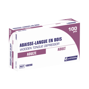 ABAISSE LANGUE BOIS ADULTE x100