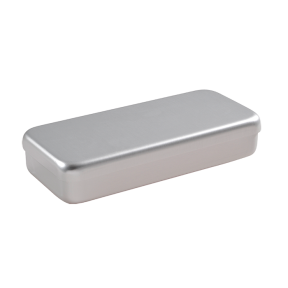 Boîte aluminium 21x10x5cm grise